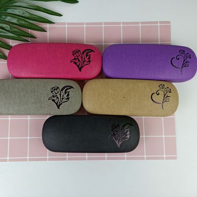廠家直銷複古壓花眼鏡盒韓國小清新學生近視框架鐵質眼鏡盒定制