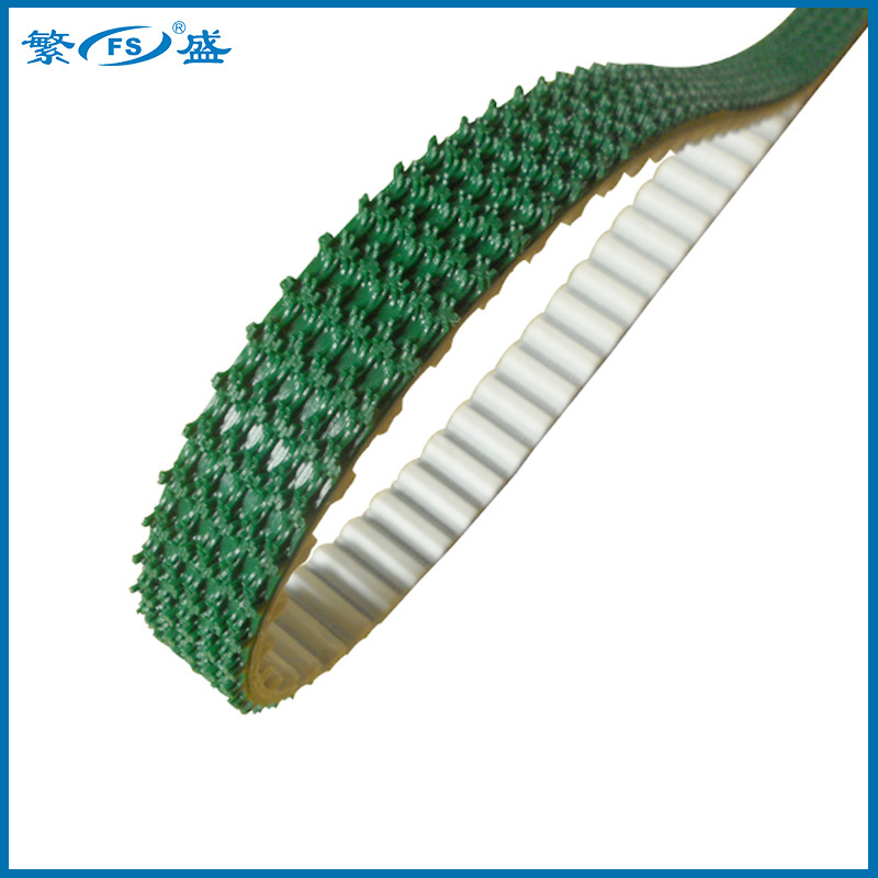 供应 聚氨酯 橡胶特殊加工加厚同步带 T10 H加红胶 草带 钻石纹