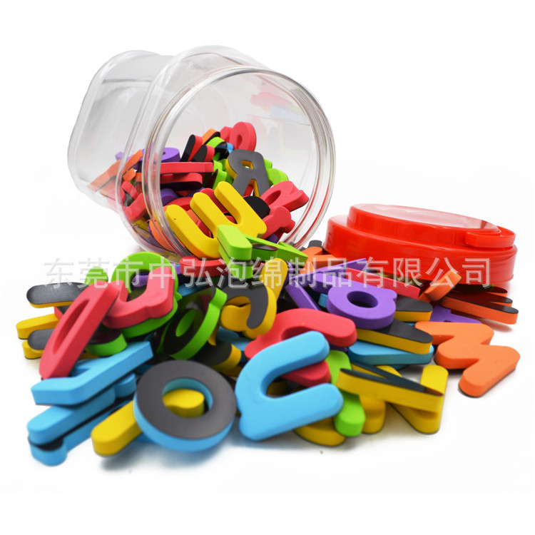 EVA数字字母加工成型 发泡儿童宝宝洗澡教学磁性EVA字母数字