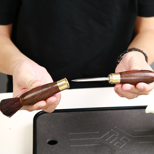 Kung Fu tea set accessories set pot pen tea sweep tea pen sweep water brush tea brush tea tray tea ceremony tea table spare parts for home use