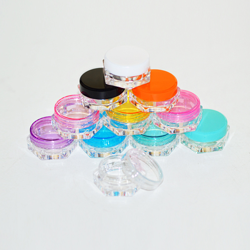 5g小钻石膏霜瓶面霜盒化妆品分装盒分装小盒子 化妆品分装小样盒