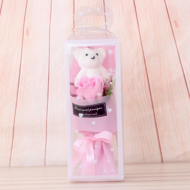 透明手提盒~粉色