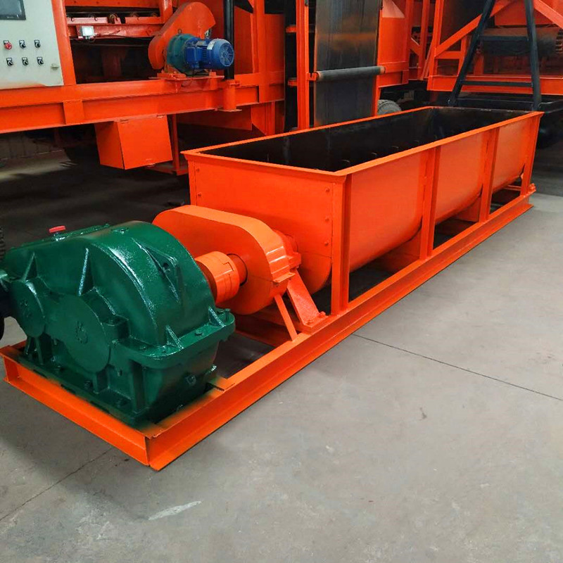 双轴分散连续搅拌机 干粉螺旋双轴连续加湿搅拌均匀出料快