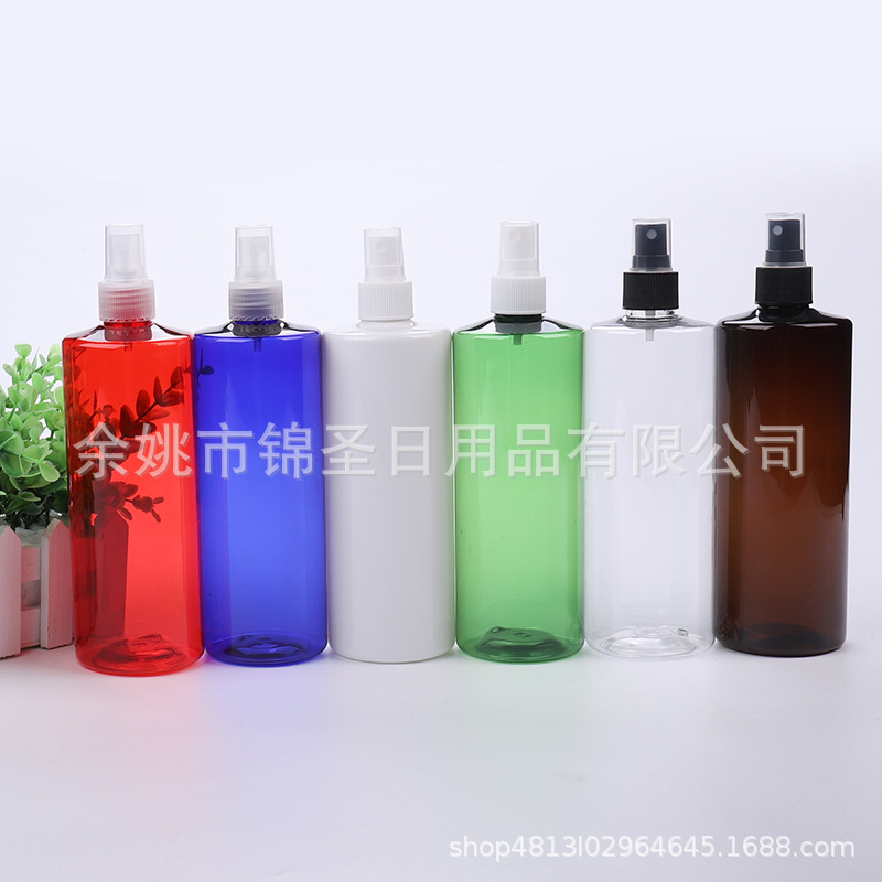 500ml平肩喷雾细雾小喷瓶 化妆瓶分装瓶空瓶PET塑料瓶