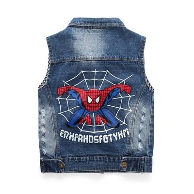 2018 spring and autumn new pattern children cowboy Vest vest Infants cowboy Sleeveless waistcoat