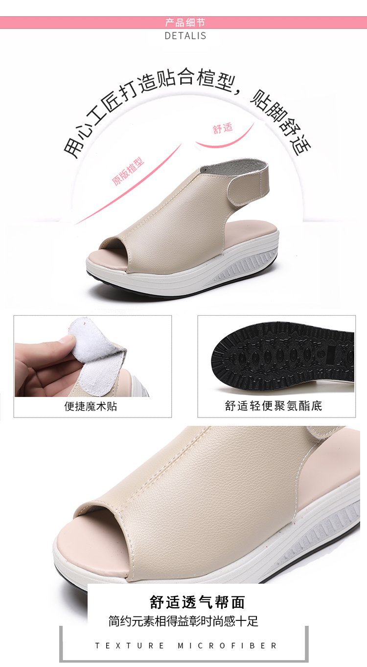 Chaussures été pour femme en Caoutchouc - Ref 3347169 Image 15