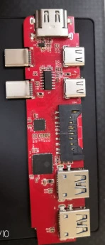 MA8621-USB HUB扩展高速读卡器芯片 3口HUB+SD/MMC读卡二合一