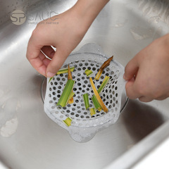 Japanese disposable bathroom hair filter drain cover kitchen sink sewer anti-blocking filter sticker
