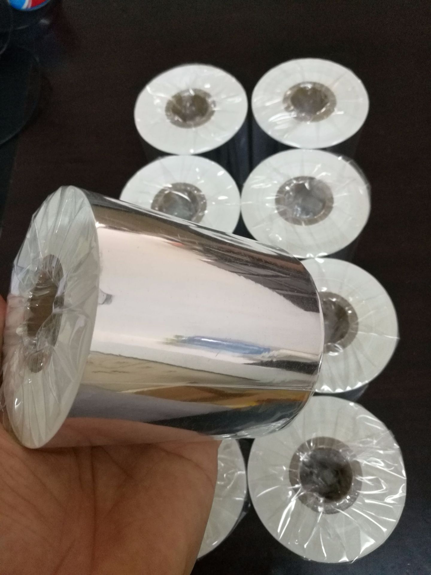 全树脂打膜碳带热转印条码打印色碳白色碳带厂家直销|ms