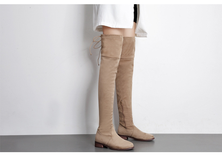 autumn and winter fashion sexy low-heel thick-heeled boots  NSHU26938