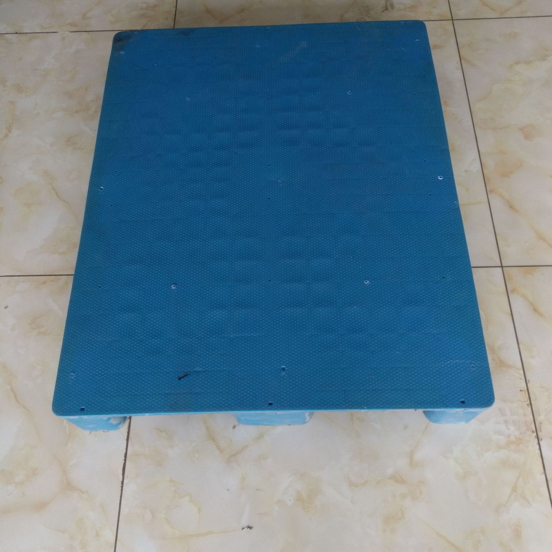 厂家供应1208平板九脚塑料托盘 四向进叉叉车板 嘉兴金华塑料托盘