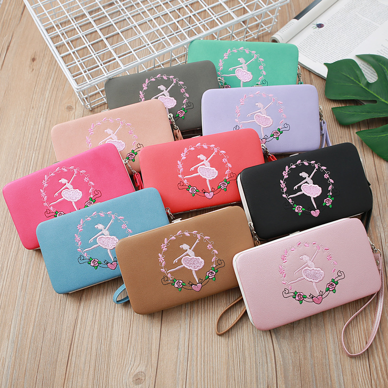 Fashion Long Multifunctional Embroidered Portable Wallet Wholesale display picture 20