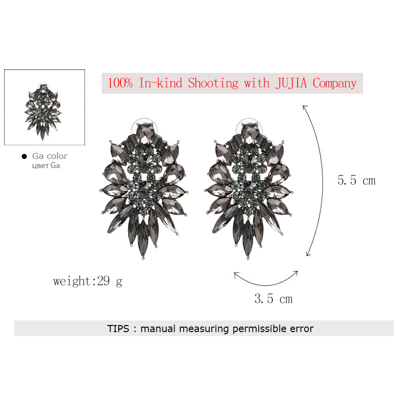 French Ethnic Niche Personality Exaggerated Big Earrings display picture 1