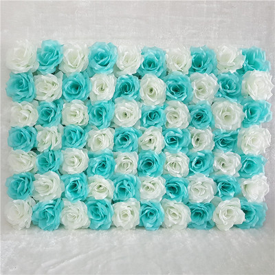 仿真玫瑰花牆婚禮裝飾花牆加密玫瑰花簽到花牌婚慶托尾酒店裝飾牆