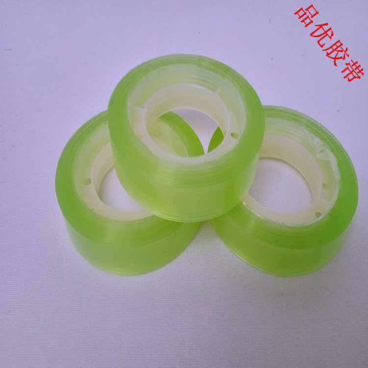 厂家供应文具胶带可印刷文具胶纸小透明胶带批发 办公文具胶|ru