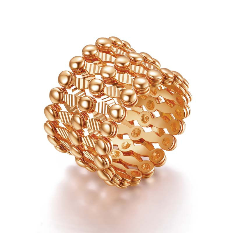 抖音同款魔戒手链S925纯银戒指手镯两用款可伸缩男女通用厂家直销