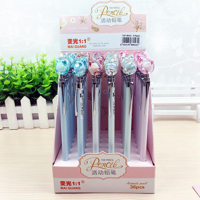 Manufactor Direct selling high-grade Metal Pen activity/Pencil 0.5/0.7mm Cartoon pig/Bears press pencils