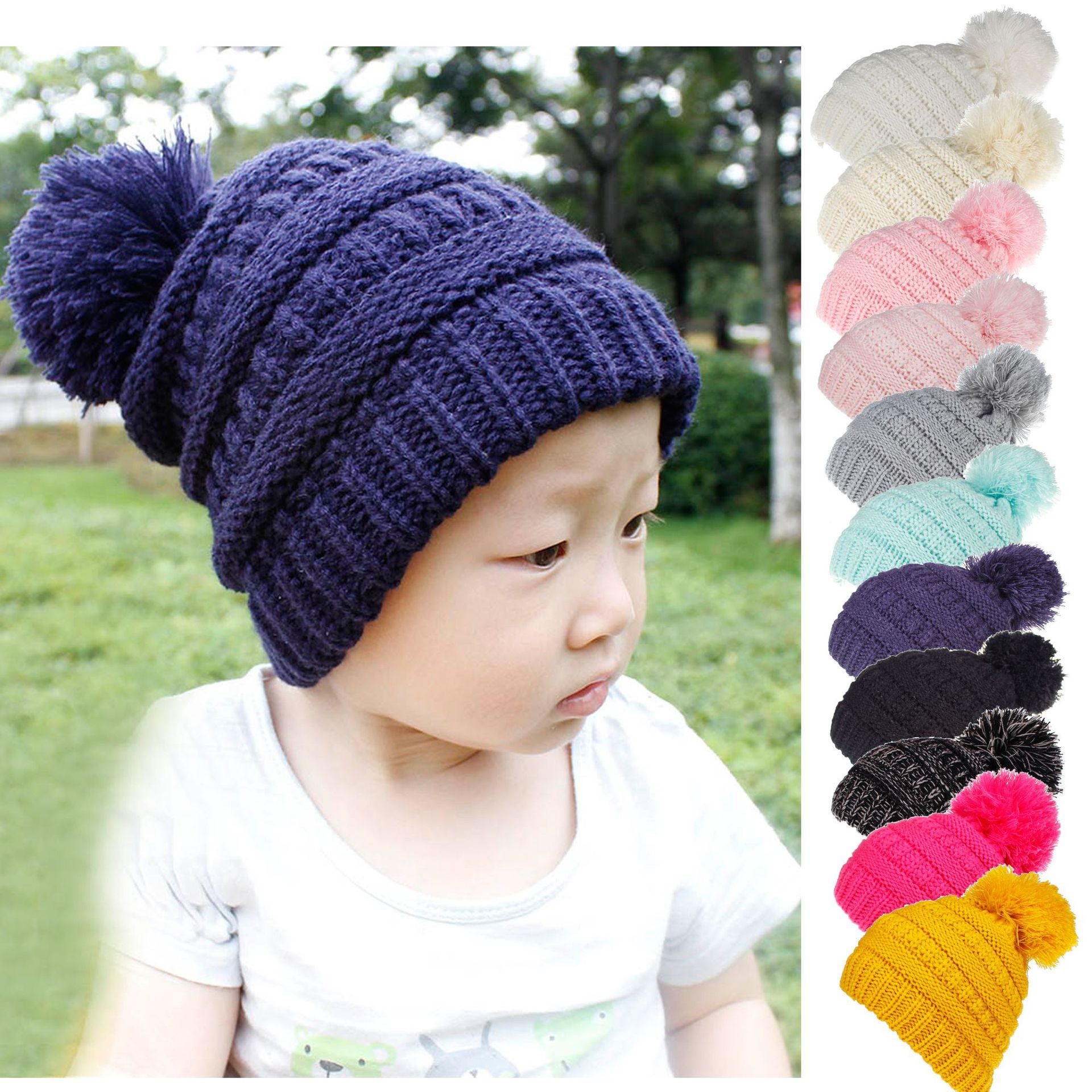 儿童帽怎么编织,手工编织儿童帽子款式,编织儿童帽子各种花样_大山谷图库