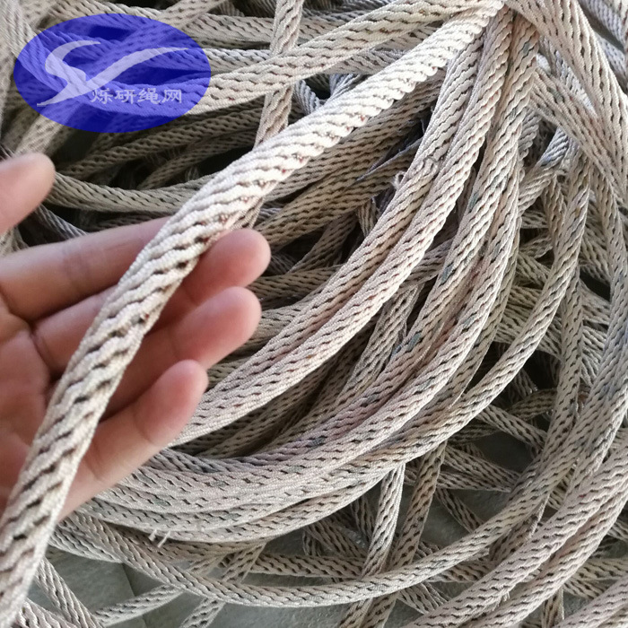 烁研绳网厂专业生产游乐设施保护绳 16mm变色锦纶内带钢丝安全绳