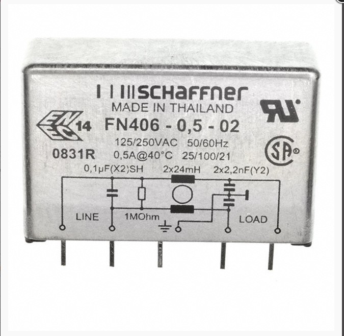 供应夏弗纳Schaffner各式原装进口电力线滤波器模块FN406-0.5-02