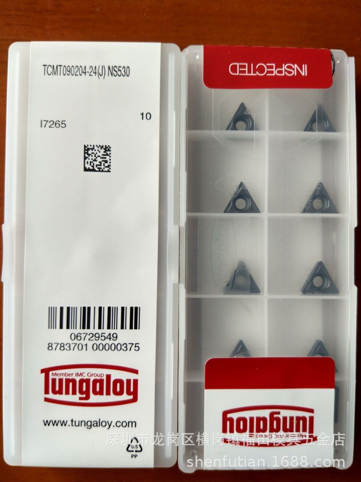 日本东芝(泰珂洛)数控车刀片TCMT090204-24(J) NS530车钢料表面光