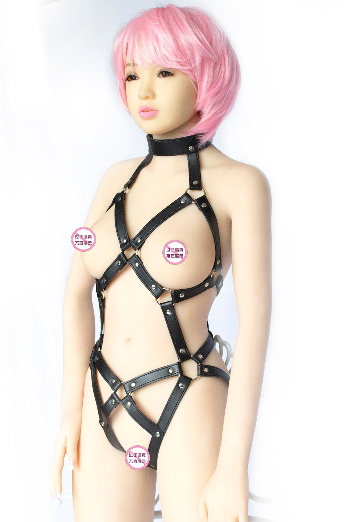 Fábrica al por mayor juguetes sexuales para adultos juguete ropa de cuero cadena de hierro ropa alternativa juguete ropa de cuero vinculante