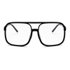 Tomorrow's son Hua Chenyu's transparent flat light mirror Li Yuchun retro large box glasses frame trendy glasses