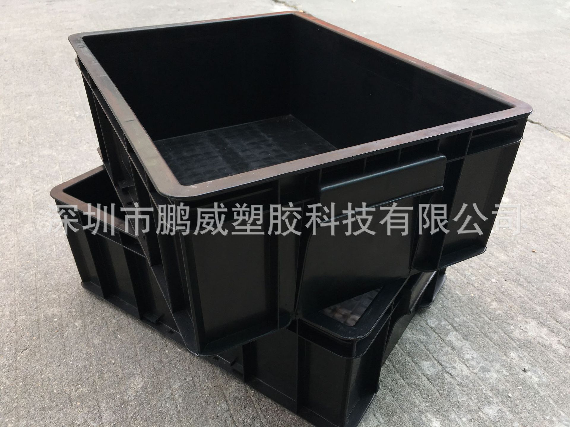 深圳南山无尘电子通用塑胶箱 410*305*155标准4#周转箱可烫金