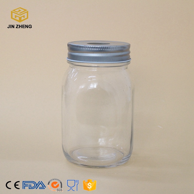 厂家辣椒酱玻璃蜂蜜瓶 鱼子酱密封罐耐高温果酱瓶罐头瓶500ml