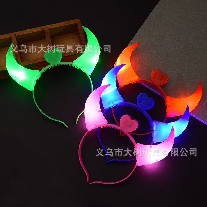 Cuerno luminoso/diadema Luz de cuerno/luminoso cuerno/diadema de cuerno luminoso/suministros de conciertos al por mayor
