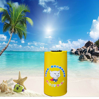 私人定制儿童卡通logo干湿分离游泳包泳衣收纳袋 漂流防水桶包|ms