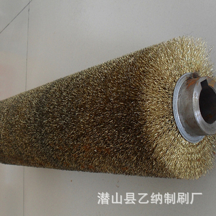 厂家专业钢丝刷辊 金属抛光拉丝毛刷辊 抛光除锈毛刷辊清洗机