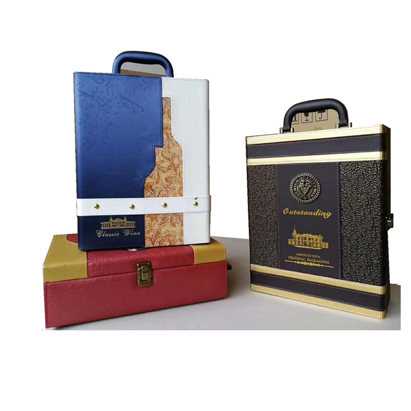 厂家直销红酒盒红酒礼盒定制白酒盒红酒葡萄酒礼盒酒盒批发白酒盒