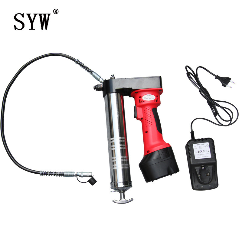 【圣马】进口 18V充电式电动黄油枪 便携式可充电电动油枪 400cc