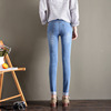 Jeans the newtight elastic small curled and female trousers