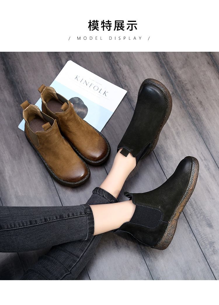 Bottes femme ANGE PARESSEUX en En cuir - Ref 3354774 Image 18