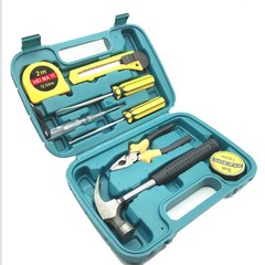 Multifunction 9-Piece Tool Set Car Repair Tool Kit Tool Box Home Combination Tool Set for Cars