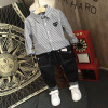 baby Children's clothing 2018 spring and autumn new pattern Boy Versatile stripe shirt A650067 A generation of fat