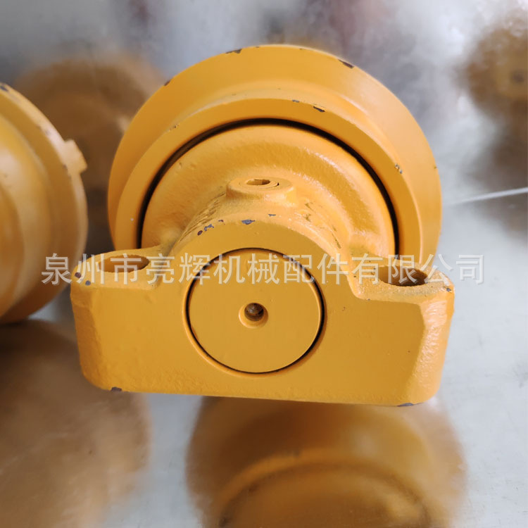 久保田挖掘机KX101支重轮 小挖掘机引导轮 拖轮 齿圈链条配件