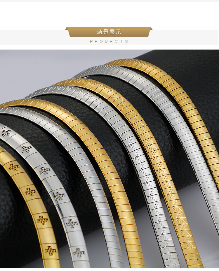Chapados en oro de 18k Moda Geométrico Collar display picture 5