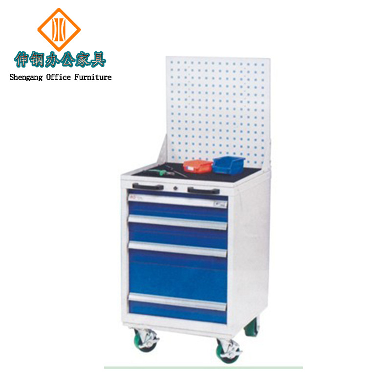 重型工具车工具柜安全结实耐用四抽刀具车东莞办公家具