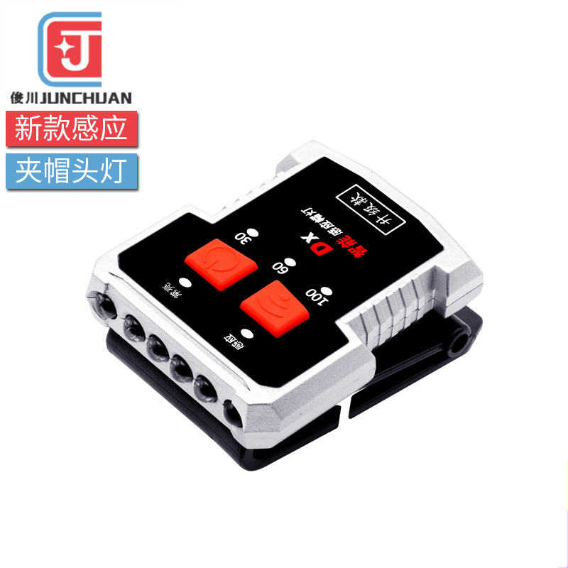 LED outdoors Plastic Go fishing USB Intelligent headlamp Manufactor Direct selling Mini Hat lights Induction Clip cap lamp