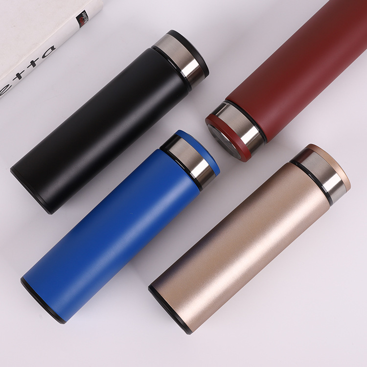 高档商务真空保温杯不锈钢杯子礼品杯定制车载直身杯创意广告杯子|ms