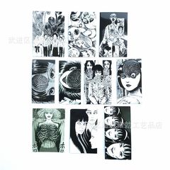 Ito Junji Horror Comic Sticker Accessories Fumiko Phone Cup Laptop Doodle Decorative Sticker