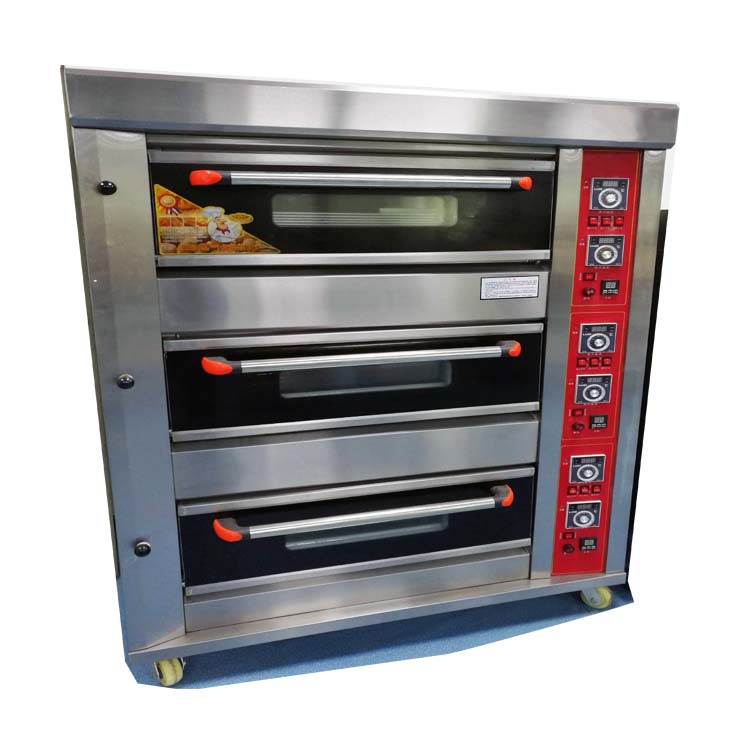 厂家直销豪华型燃气烤箱，3层6盘烤箱，高质量燃气烤箱 gas oven