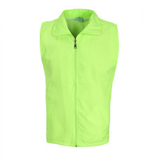 热销志愿者马甲印制广告义工背心工作衣服马夹批发水蜜桃马甲014B