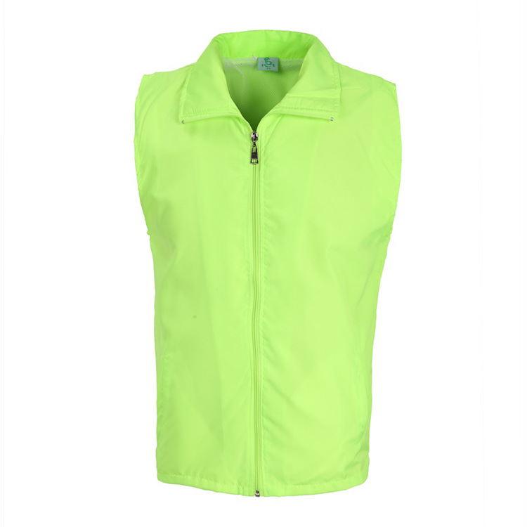 热销志愿者马甲印制广告义工背心工作衣服马夹批发水蜜桃马甲014B