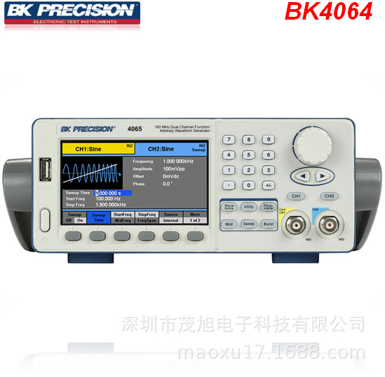 百科BK Precision【BK4064】双通道任意/函数波信号发生器 120MHz