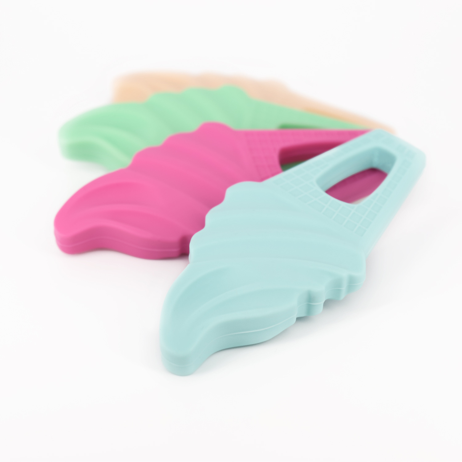 创意冰淇淋硅胶婴儿牙胶水果造型咬牙胶新生儿立体磨牙棒定制批发