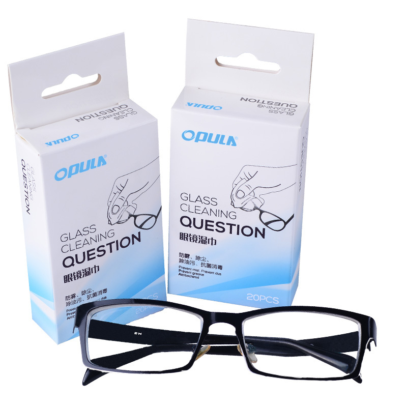 Manufactor wholesale screen Wipe Wet wipes Sunglasses disposable Wipe Wet wipes 3D glasses disinfect Cotton sheet